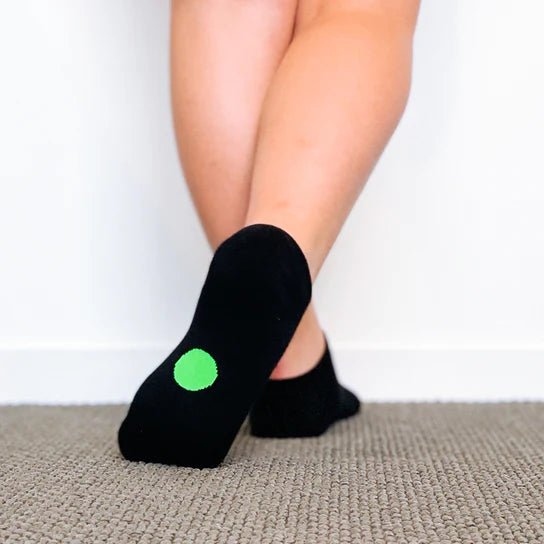 dot on a sock - Black Ankle Socks - KR33 - 10