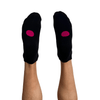 dot on a sock - Black Ankle Socks - KR58 - 10