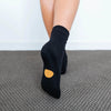 dot on a sock - Black Quarter Crew Socks - KR09 - 10