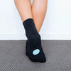 dot on a sock - Black Quarter Crew Socks - KR10 - 10