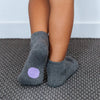 dot on a sock - Grey Quarter Crew Socks - KR26 - 10