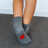 dot on a sock - Grey Quarter Crew Socks - KR27 - 10