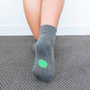 dot on a sock - Grey Quarter Crew Socks - KR28 - 10