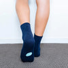 dot on a sock - Navy Quarter Crew Socks - KR25 - 10