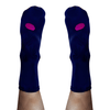 dot on a sock - Navy Quarter Crew Socks - KR53 - 10