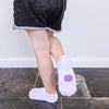 dot on a sock - White Ankle Socks - KR36 - 10